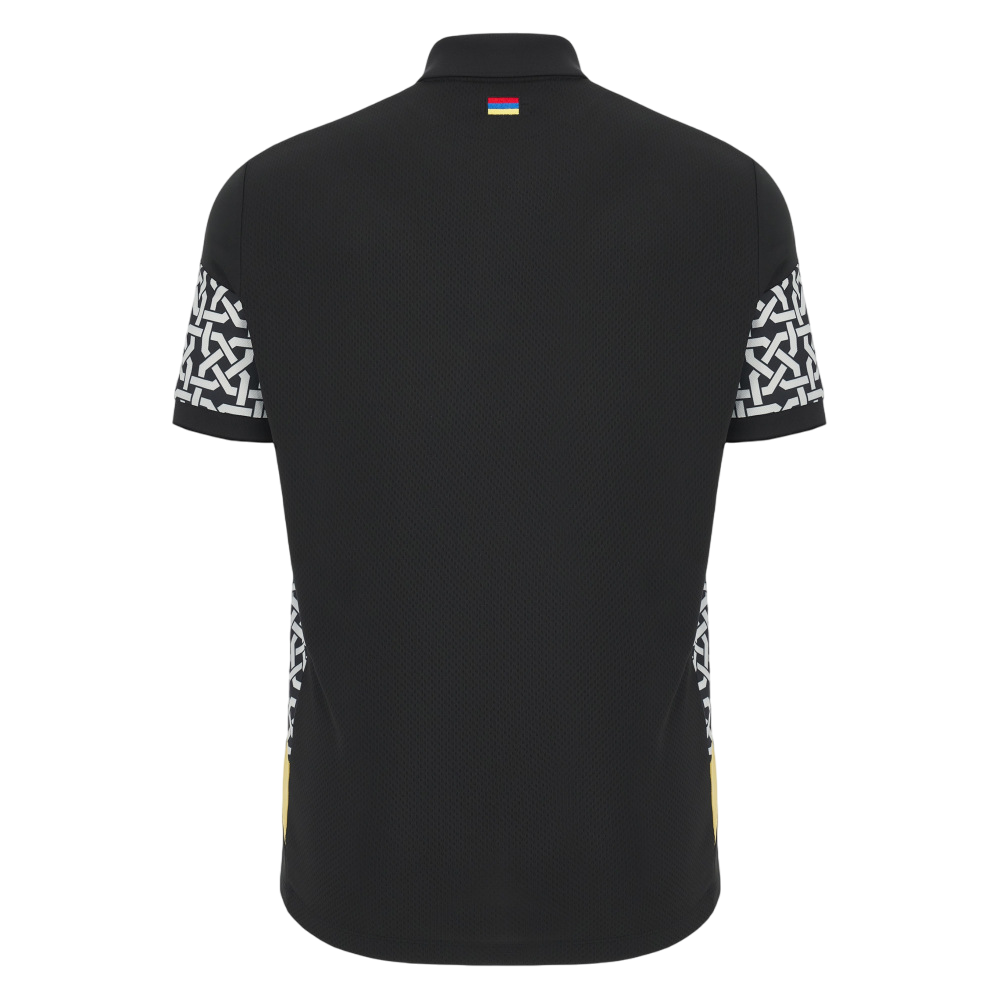 Arménie Polo Officiel Noir 2023-24 (XXL)