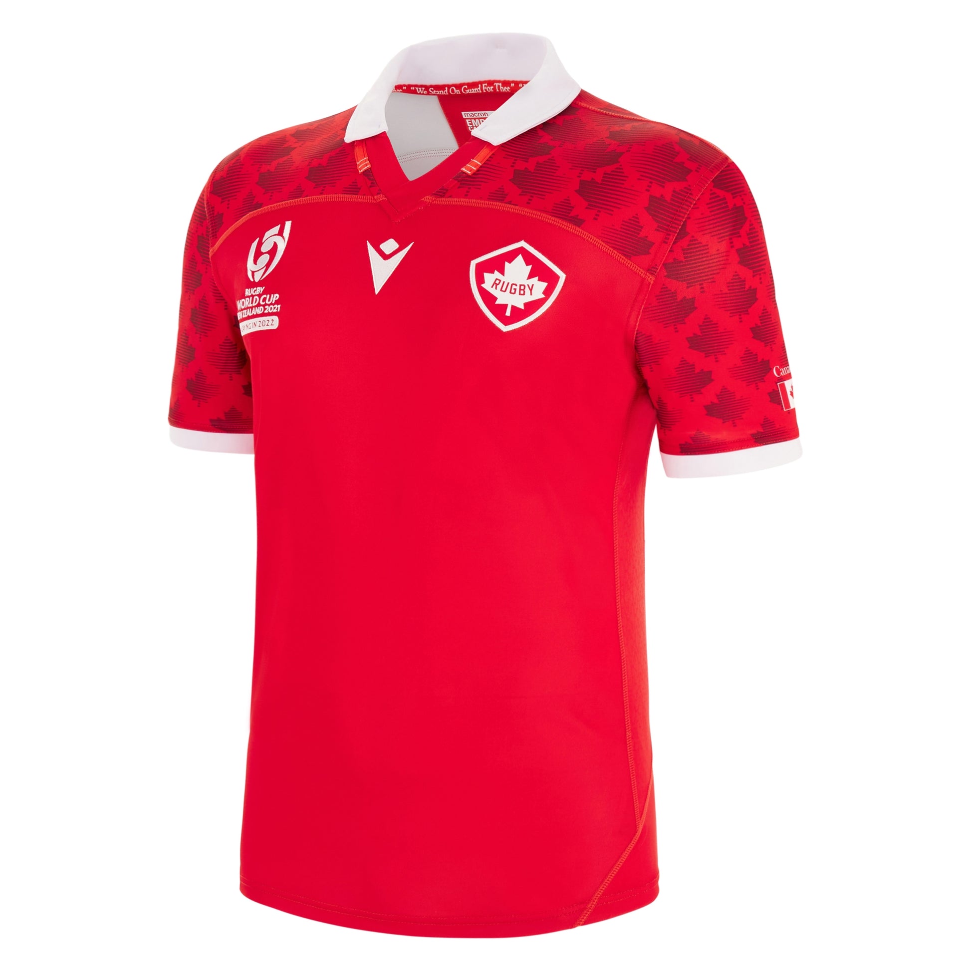 Maillot Canada Rugby Domicile 25/26 - Macron en vente sur Made in Sport Maillot Canada Rugby Domicile 25/26 - Macron en vente sur Made in Sport