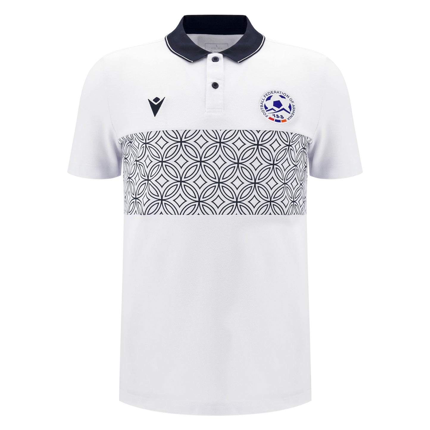 Arménie Polo Officiel Blanc 2024-25 (M/L/XL)