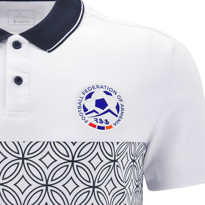 Arménie Polo Officiel Blanc 2024-25 (M/L/XL)
