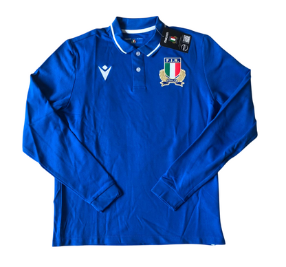 Italy Rugby Home Cotton LS 22-23 (S/3XL/5XL)