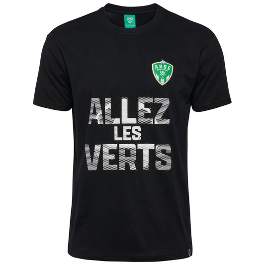 Saint Etienne T-Shirt Allez Les Verts Noir (S)